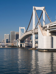 Obraz premium 東京港とレインボーブリッジ