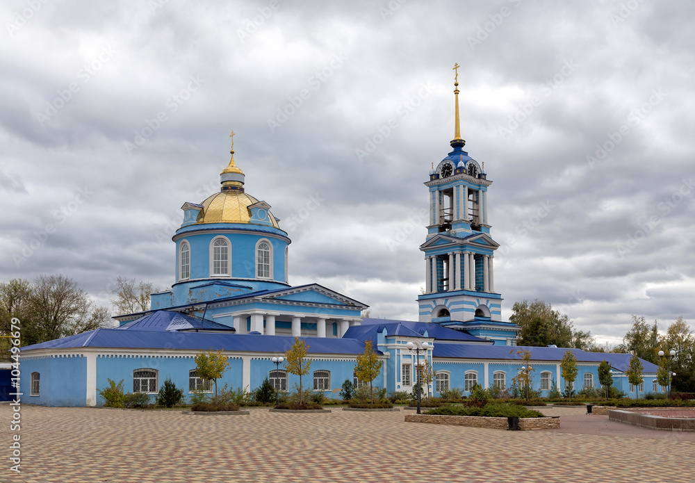 Wall mural assumption cathedral. zadonsk. russia