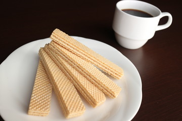 ウエハースとコーヒー