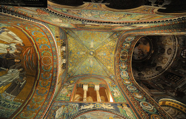 Fototapeta na wymiar ancient byzantine Mosaics
