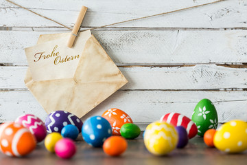 Colorful table decoration