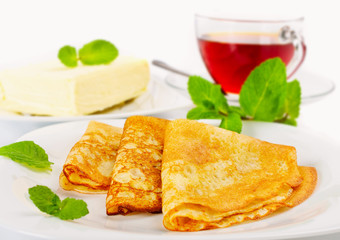Traditional Russian pancakes
