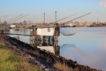 Fishermen huts in Lagoons