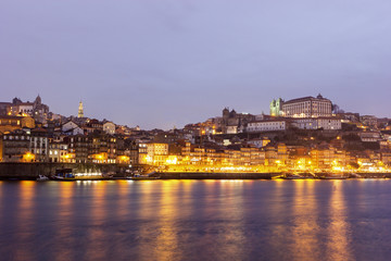 View on Old Town in Porto in Portugal