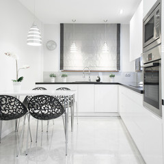 Kitchen  with dining room