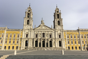 Fototapeta na wymiar Mafra National Palace in Portugal