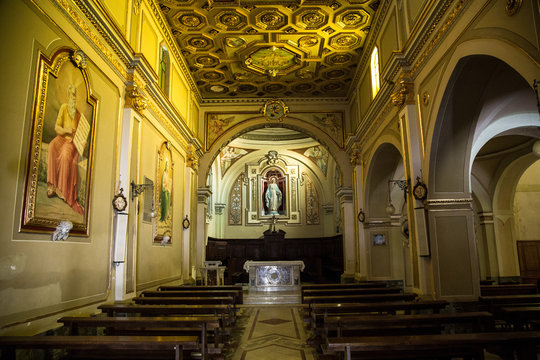 Interno chiesa San Pasquale Atessa