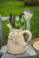 Rustic spring decorations for wedding