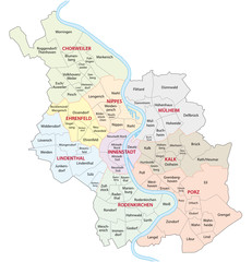 Cologne administrative map