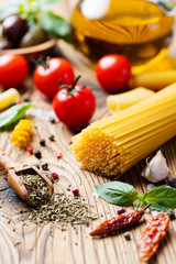 Italian food background