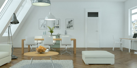 moderne Dachgeschoß Wohnung