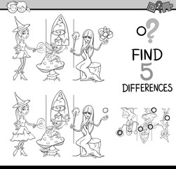 differences test coloring book