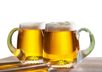 beer isolated on the white background