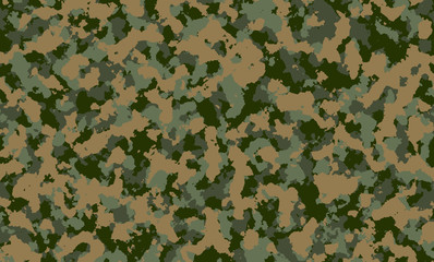 Camouflage seamless pattern