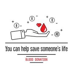 Blood donation icons