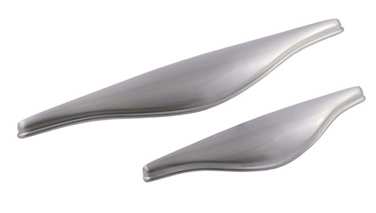 alloy furniture handles for silver on a white background