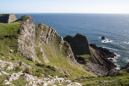 Walk from Rhossili Bay to Port Eynon, Gower Peninsula (Wales Coast Path)
