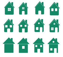 Fototapeta premium Home icons