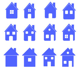 Fototapeta premium Home icons