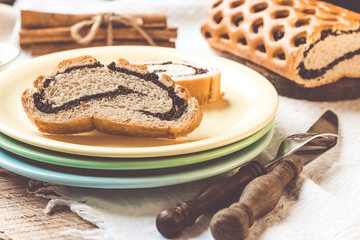 cake with poppy seeds