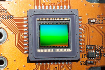 A sensitive matrix of the digital photocamera