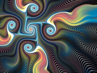 Abstract  ethnic ornament - digitally generated image