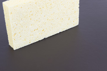 sponge on a black background

