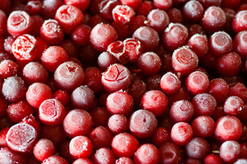 Frozen cowberry