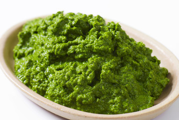 Spinach puree