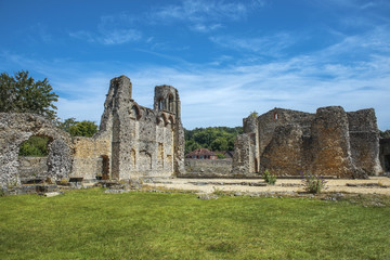 Fototapeta na wymiar ruins of Wolvesey Castle, Winchester, England