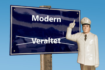 Schild 50 - Modern