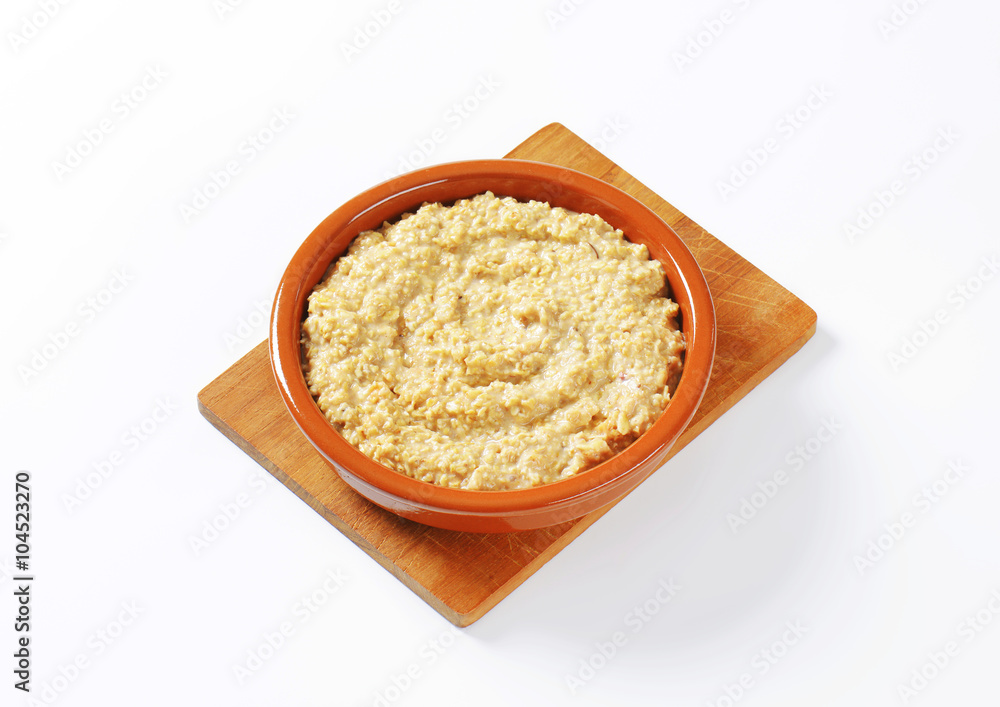 Canvas Prints Oatmeal porridge