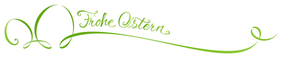 Frohe Ostern - Kalligraphie