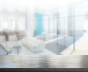 Table Top And Blur Office of Background