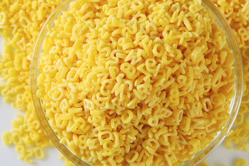 Alphabet pasta