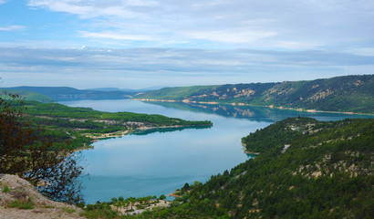 Naklejka na ściany i meble Lac de Sainte-Croix