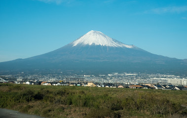 Fototapeta na wymiar view of fuji mountain in Japan