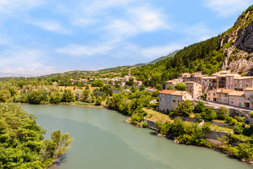 Fototapeta premium Sisteron w Prowansji we Francji