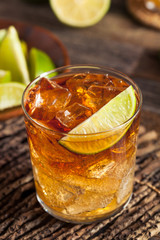 Dark and Stormy Rum Cocktail