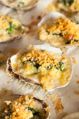 Homemade Creamy Oysters Rockefeller