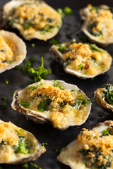 Homemade Creamy Oysters Rockefeller
