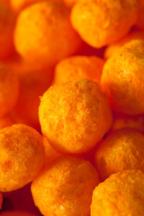 Unhealthy Cheesy Cheese Puffs