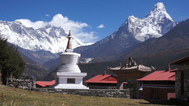 Nepal, Monastery, Tengboche,himalayas, Ama Dablam