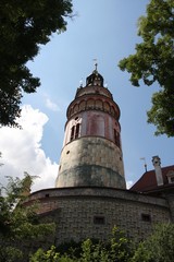 Fototapeta premium The royal castle of Cesky Krumlov, Czech Republic.