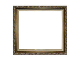 Picture frame isolated on white.