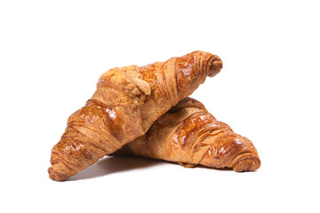 Delicious croissants pastries