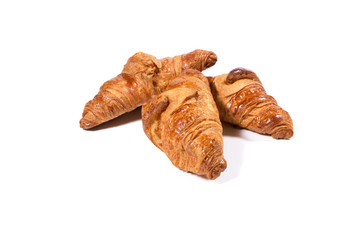 Delicious croissants pastries