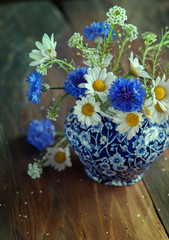 Camomile and cornflowers