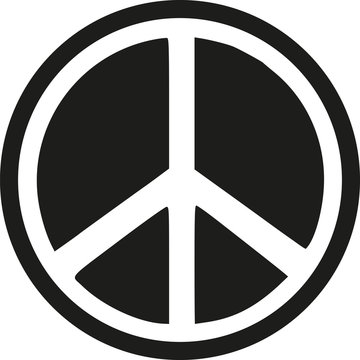 Peace sign inverted