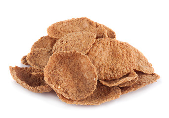 Buckwheat-wheat flakes snack